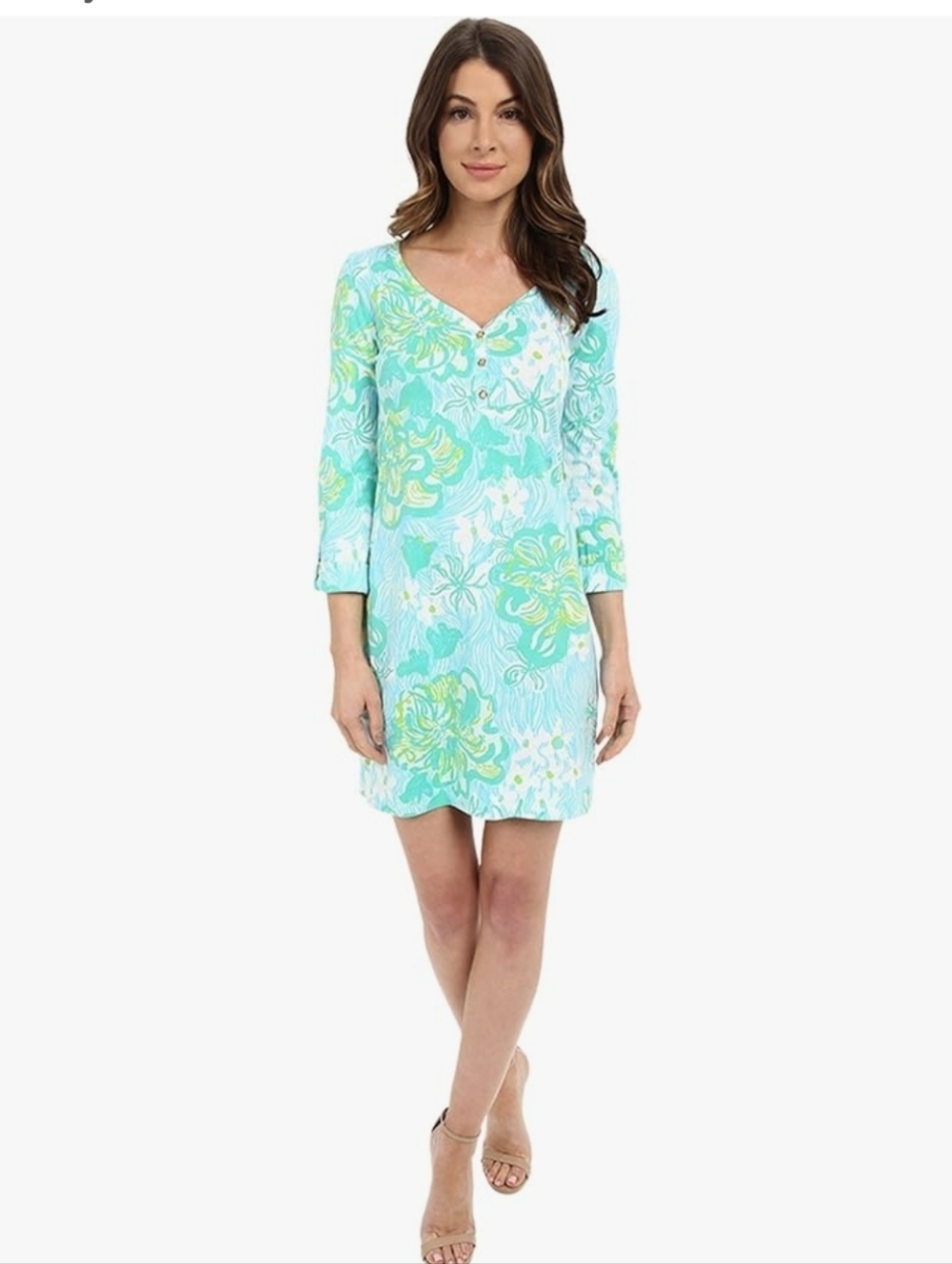 Lilly Pulitzer Palmetto Dress in a multi-colored floral print Sz XS